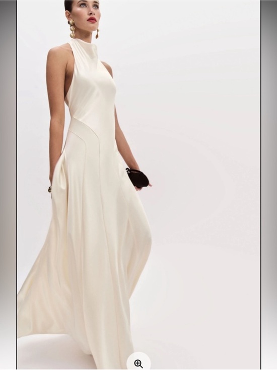 Reformation Dresses & Skirts - Reformation Roy Cream High-Neck Maxi Gown